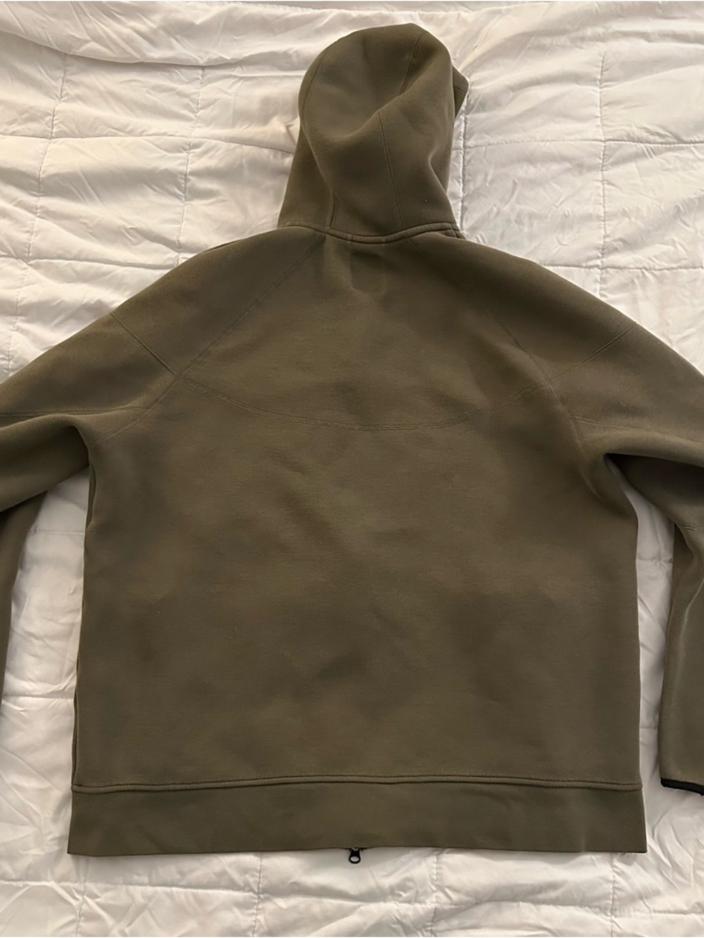 Nike Tech Fleece Windrunner Full-Zip Jacket | Men’s 2XLT | Olive Green - Picture 4 of 4